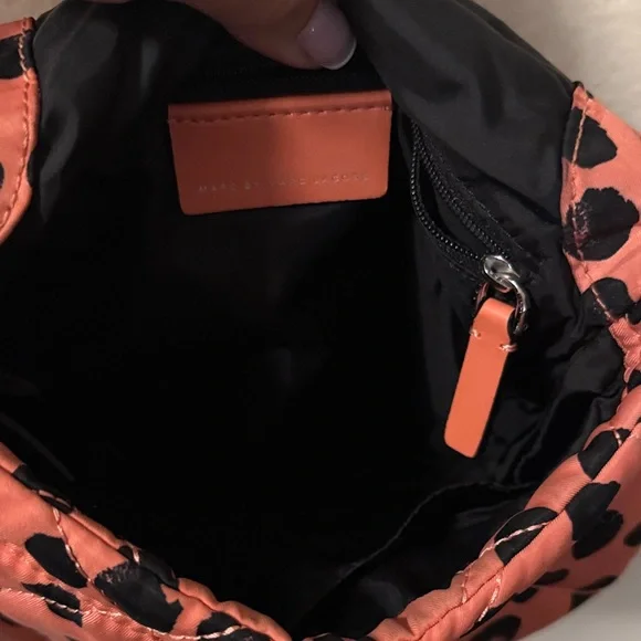 Marc Jacobs Orange and Black Polka Dot Crossbody Bag - Picture 6 of 8